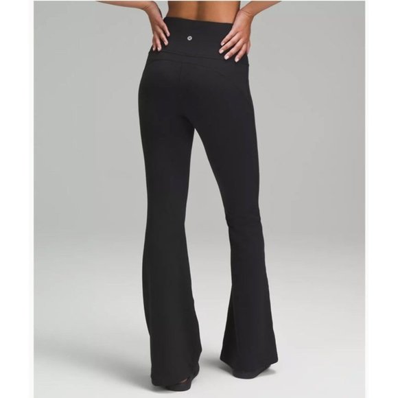 lululemon athletica Pants - Groove Super-High-Rise Flared Pant Nulu, 6, Black